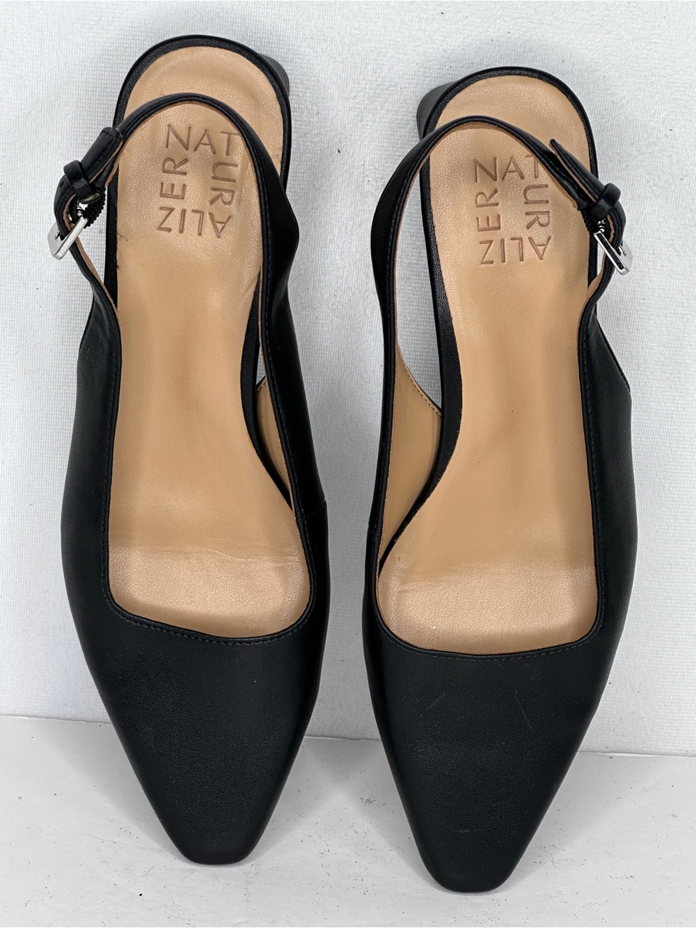 Naturalizer Ginger Black Slingback Shoes Pointed-Toe Low Heel Office
Sz 7.5 - Picture 4 of 9